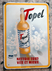 TOPEL Reinigungsmittel - Email Koekelberg (Belgien) - 1952