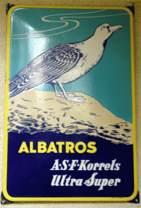 Albatros Emailleschild