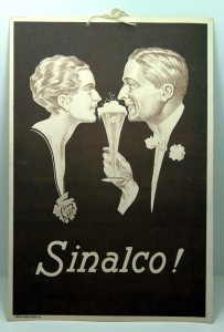 SINALCO, Pappplakat um 1910, Österreich 