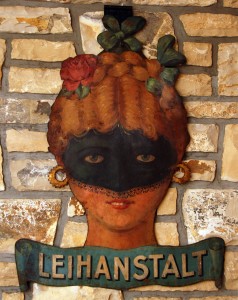 LEIHANSTALT - Ausleger-Schild um 1885/1900 