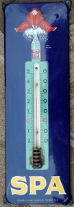 SPA - Artemail 1961 - Belgien - Thermometer