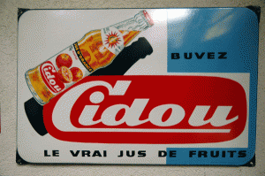 Cidou, Orangenlimonade, Frankreich, 60er 