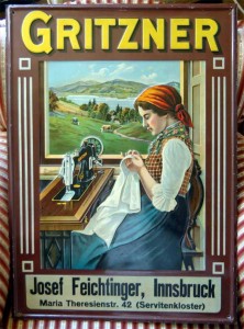 Gritzner Nähmaschinen, Jugendstil, um 1910 