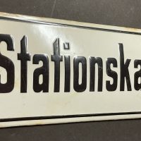 1920er Bahn-Emailschild: Stationskasse