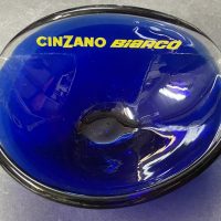 Cinzano, seltener 1950er Jahre Ascher aus Murano-Glas