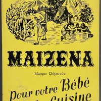 MAIZENA - Altes Blechschild aus Belgien um 1950