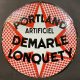 PORTLAND - Emaillerie Alsacienne Strasbourg - Gewölbtes Emailschild um 1950