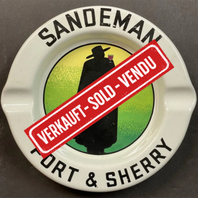 Sandeman - George Massiot, Don - Aschenbecher um 1950, Sarreguemines (F)