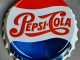 Pepsi Cola Emailschild in sehr gutem Zustand