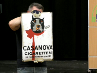 11.000€ erzielte der restaurierte Hohlwein: Casanova Cigaretten