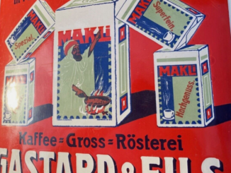 Makli Kaffee, Colmar im Elsass, Emailschild auf eBay