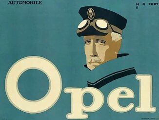 Opel Hans Rudi Erdt Plakat