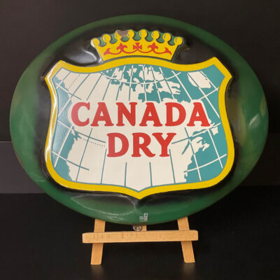 Canada Dry: Original Emailschild von Boos & Hahn (+- 1960)