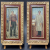 Edouard Voets (Belgien, 1879-1942): Zwei Ölgemälde auf Holz in Originalrahmen, um 1925