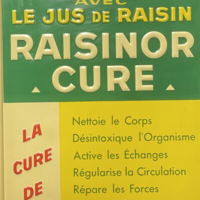RAISINOR (Luxemburgische Marke von Traubensaft), belgisches Blechschild von 1937