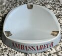 AMBASSADEUR - Reklame-Aschenteller von Proceram (Frankreich), ca. 1960.