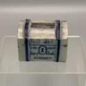 Füll dich immer, leer dich nimmer - Schatztruhe, Uralte Steinzeug-Spardose, ca. 1890/1900