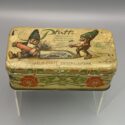 Pfaff - Nähmaschinen, alte Blechdose mit Zwergen-Motiv, signiert F. Reiss (1857-1916)