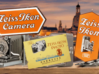Zeiss Ikon Klappkameras Dresden Emailschilder Eisenbahn-Reklame Boos und Hahn