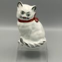 Wunderschöne Katzen-Figur aus Porzellan, verm. England, um 1900
