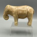 Elefant, stehend - antike Spardose, Keramikfigur, Frankreich um 1910