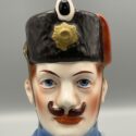 Husar, antike, seltene Keramikfigur, Büste eines österreichisch-ungarischen K.u.K. Husaren - Um 1900