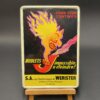 WERISTER - Kohle-Brikett-Reklame aus Belgien, 1930er Jahre. Teuflisch gute Darstellung!