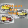 Konvolut: 3 x Norev Modellauto 1/43, 2CV Fourgonette / Lieferwagen - Michelin (2x) und Shell