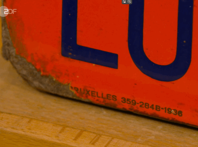 CLAUSEN: Seltenes Brauereischild aus Luxemburg bei “Bares für Rares” – Bild 4