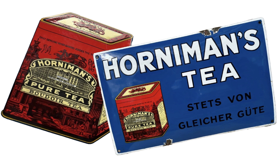 Ebay-Emailschild Horniman's Tee