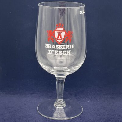 Brasserie d'Esch, seltenes 0.4-Liter-Bierglas in sehr schönem Zustand (1950er Jahre)