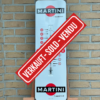 Martini - Emailschild mit Thermometer in Traumzustand (Vox Pub Paris, 1964)
