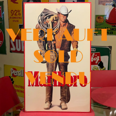 Wayne McLaren: Marlboro Man, Original Blechschild um 1980-85