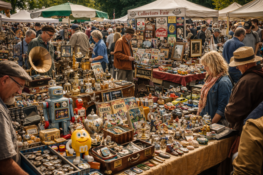 Reportagen und Tipps über Sammlerbörsen, Flohmärkte und Veranstaltungen.