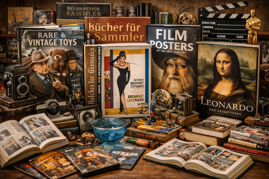 Rezensionen und mehr zu Literatur, Bildbänden und Filmen für Sammler.