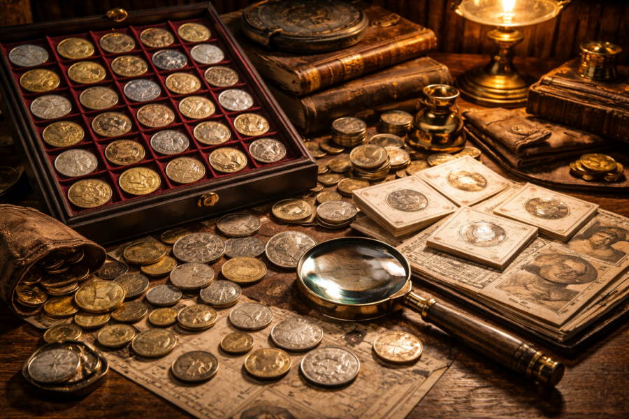 Münzen sammeln, Wissen, Tipps und besondere Stücke.