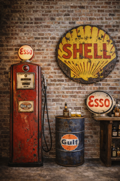 Von der Tankstelle ins Wohnzimmer: Petroliana als Einrichtungstrend – Bild 3
