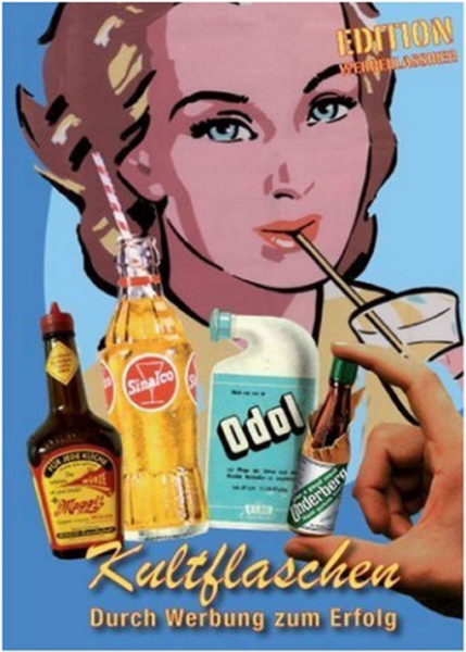 Mit Kultflaschen – Durch Werbung zum Erfolg richtet sich der Blick auf Produkte, deren Flaschenform längst weit mehr ist als bloße Verpackung: Odol, Sinalco, Maggi und Underberg stehen exemplarisch für Marken, die über Jahrzehnte hinweg nicht nur durch ihren Inhalt, sondern vor allem durch ihre visuelle Wiedererkennbarkeit erfolgreich wurden. 