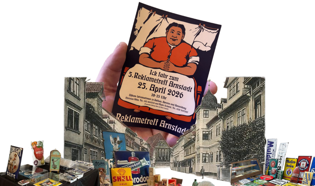 Der Reklametreff in Arnstadt geht in diesem Frühjahr in seine fünfte Runde. Was vor wenigen Jahren noch als überschaubares Treffen unter Sammlerfreunden begann, hat sich inzwischen zu einem festen Termin für Liebhaber historischer Werbung entwickelt.