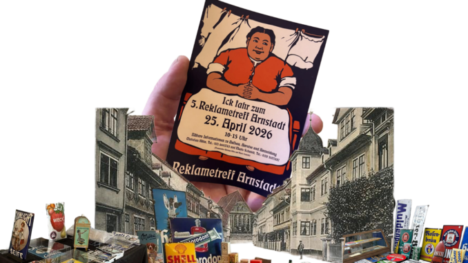 Der Reklametreff in Arnstadt geht in diesem Frühjahr in seine fünfte Runde. Was vor wenigen Jahren noch als überschaubares Treffen unter Sammlerfreunden begann, hat sich inzwischen zu einem festen Termin für Liebhaber historischer Werbung entwickelt.