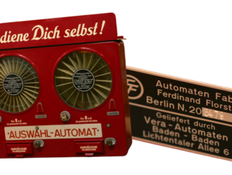 „Bediene dich selbst!“: Warenautomat aus den 1950er Jahren in Neuzustand