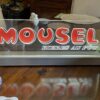 Leuchtreklame "MOUSEL Bières au Fût" (Brauerei Mousel, Luxembourg), funktionsfähig, guter Zustand!
