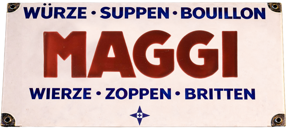 Maggi Emailschild Luxemburg