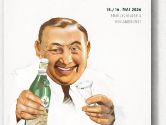 Am 15. und 16. Mai veranstaltet das Auktionshaus Pari im Schloss Weiler in Bessenbach eine Auktion historischer Reklameobjekte.