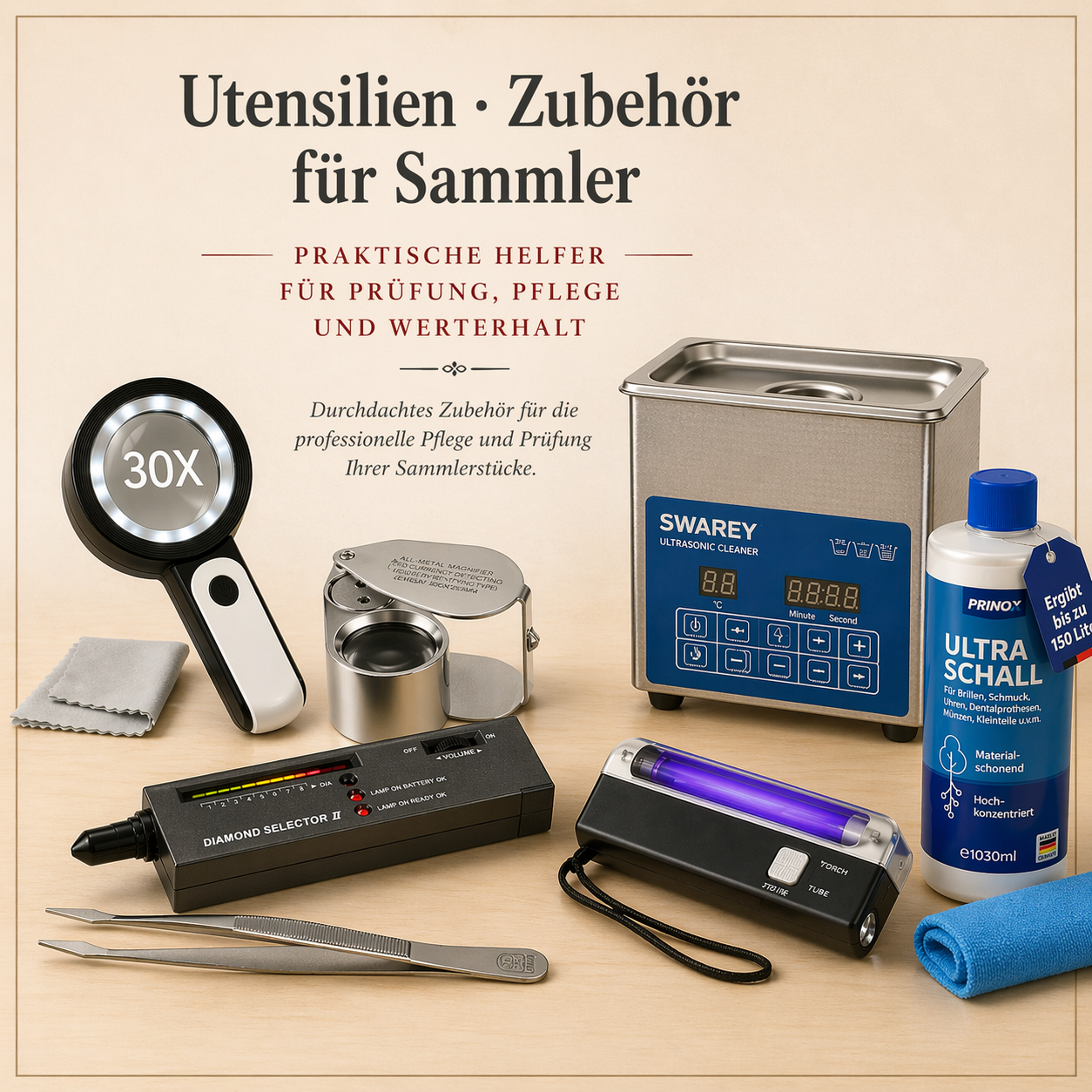 Utensilien für Sammler von Emailschildern, Blechschildern, Plakaten und sonstiger Alter Reklame