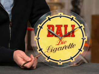 “Bali”-Werbeleuchtuhr: Seltenes Reklameobjekt aus dem Saarland