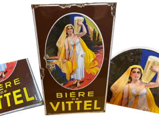 Bière de Vittel Emailschild auf ebay