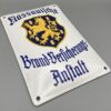 Emailschild: Nassauische Brand-Versicherungs-Anstalt - 1930er Jahre, Top-Zustand!