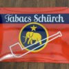 Tabacs Schürch - Schweizer Emailschild, 1930er Jahre