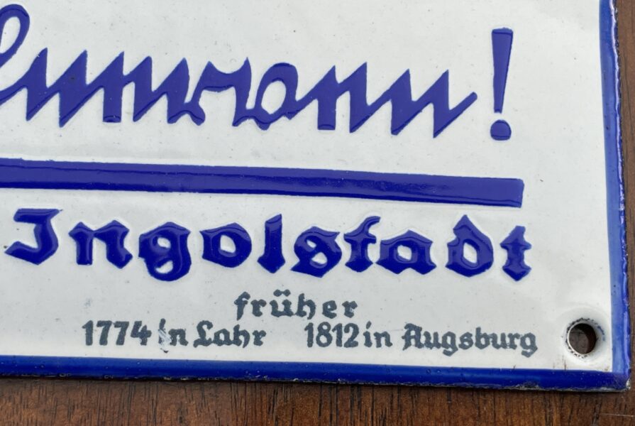 Ursprünglich war Lotzbeck in Augsburg tätig